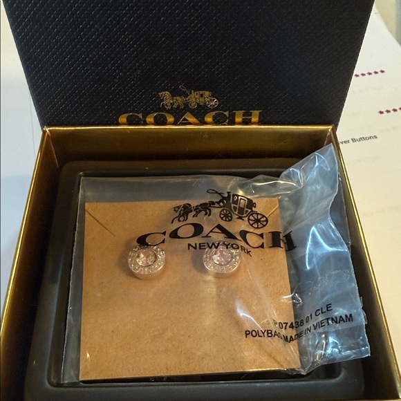 Coach Rose Gold Earrings - Picture 4 of 4